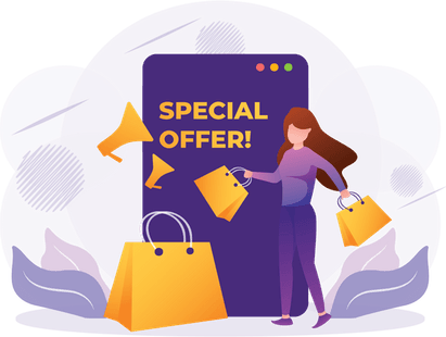 Online Shopping Banner PNG