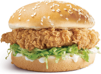 Chicken Zinger Burger PNG