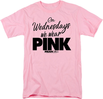 On Wednesdays We Wear Pink PNG