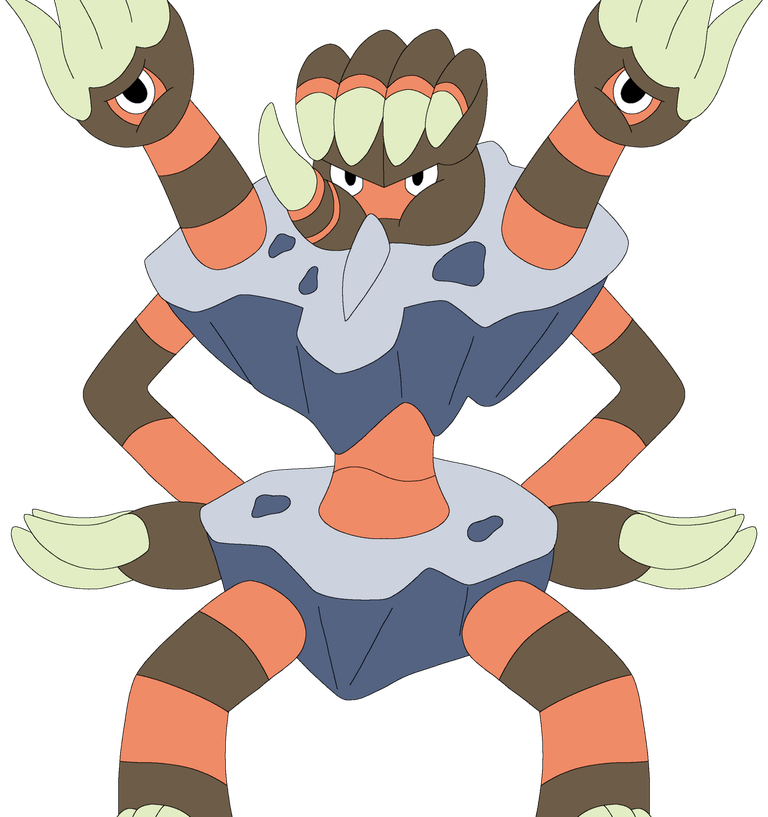Barbaracle Pokemon PNG