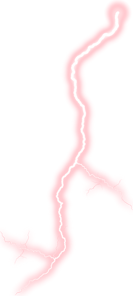 Red Lightning PNG