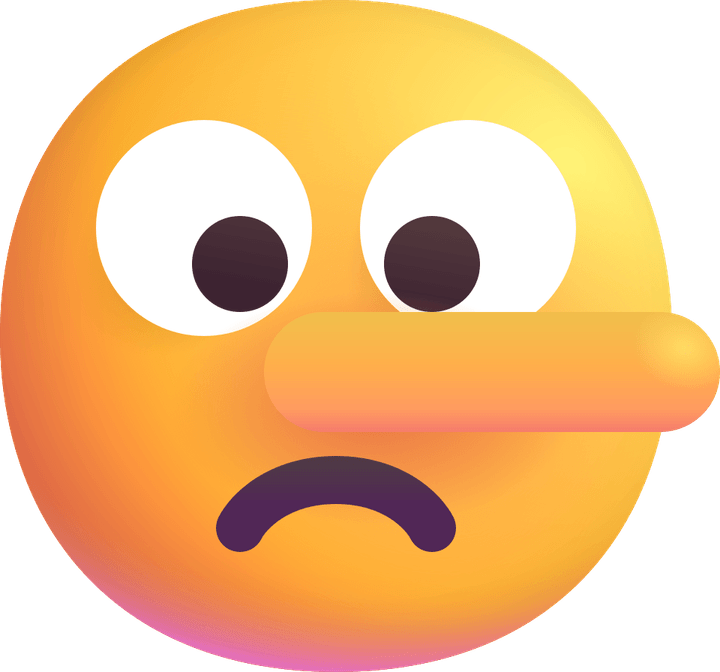 Long Nose Emoji PNG
