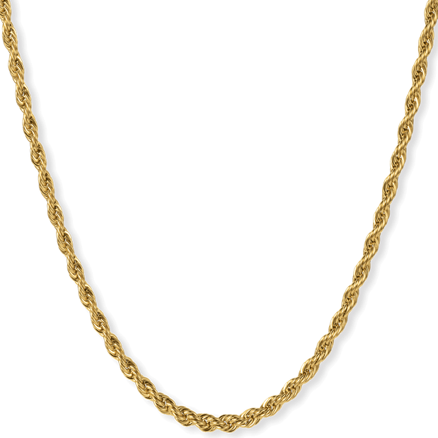 Gold Rope Chain PNG