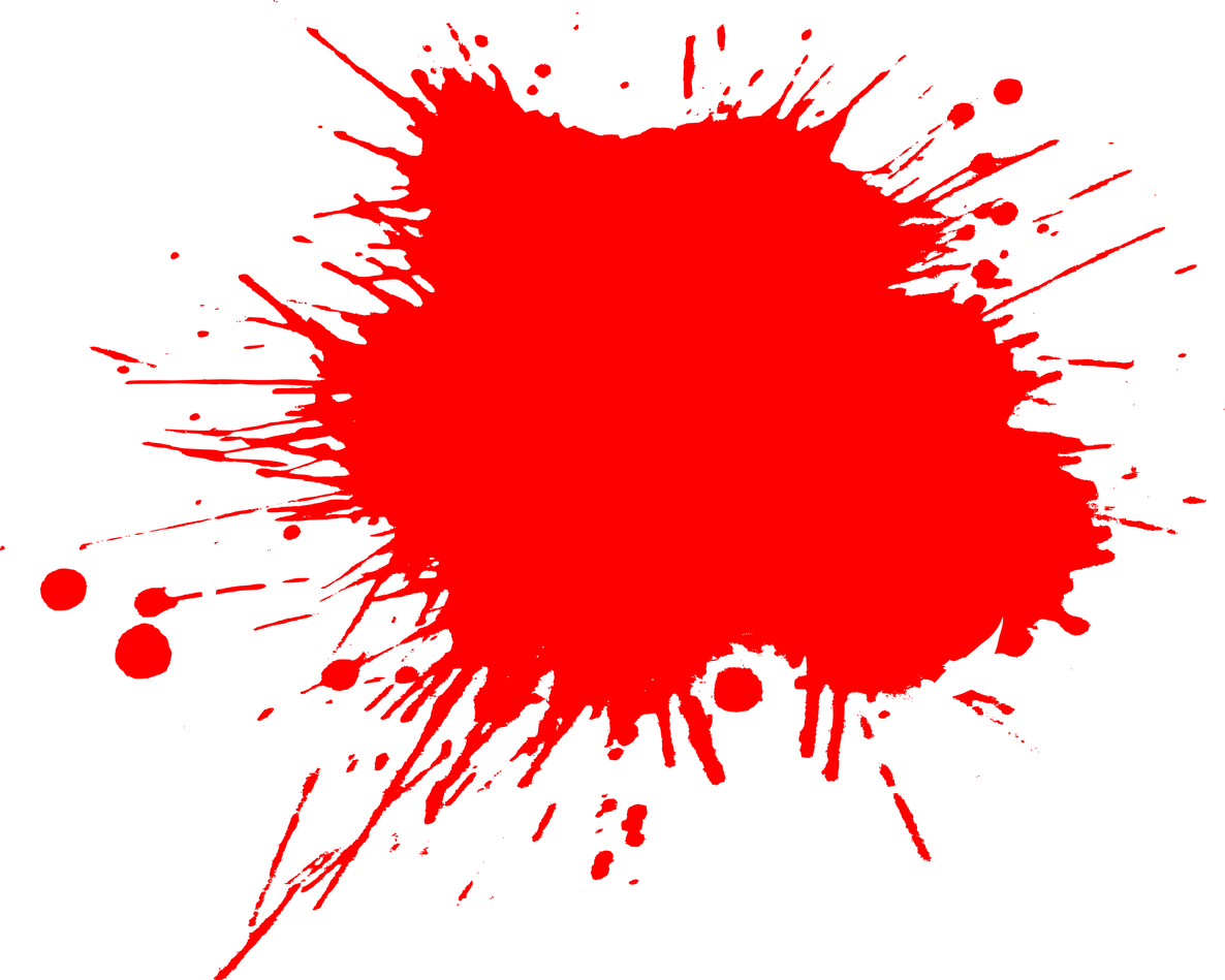 Red Paint Splatter PNG