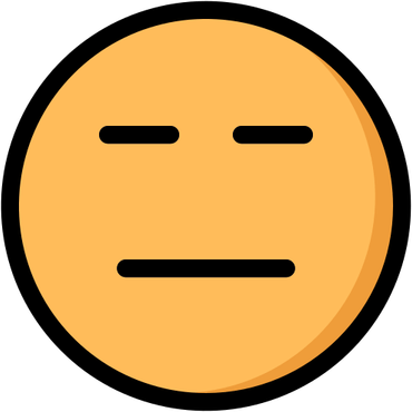 Neutral Face Emoji PNG