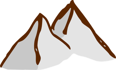 Cartoon Mountains PNG