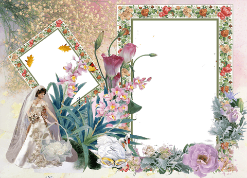 Wedding Album Design Flower PNG