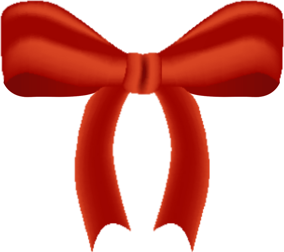 Christmas Red Bow PNG