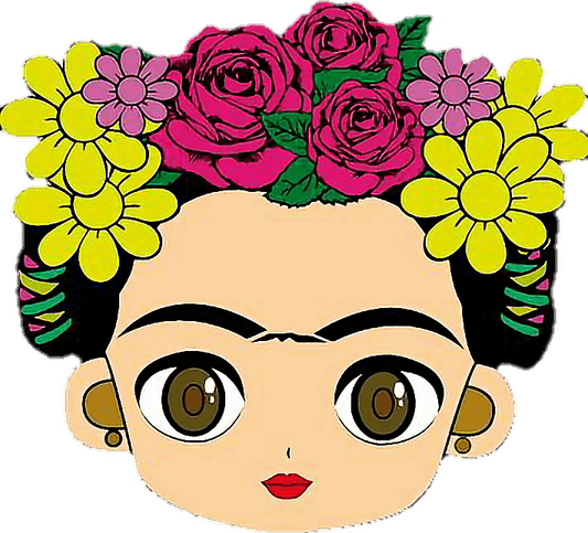 Frida Kahlo Cartoon PNG