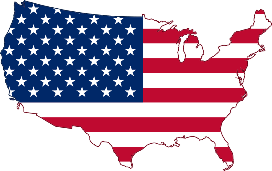 Blank United States Map PNG