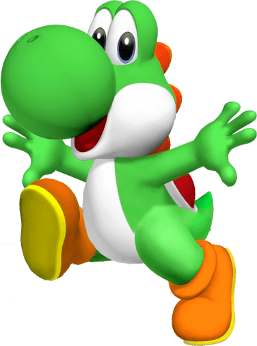 Yoshi Mario PNG