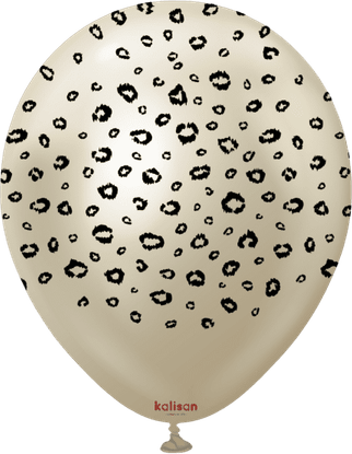 White And Gold Balloon PNG