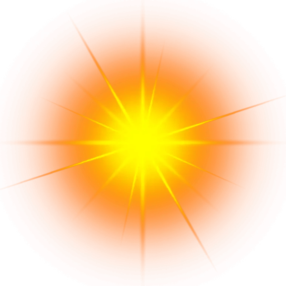 Lens Flare Sun PNG