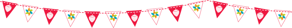Strawberry Banner PNG