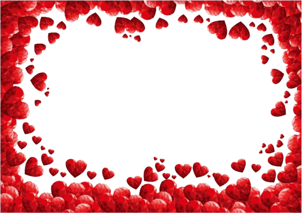 Hearts Frame PNG
