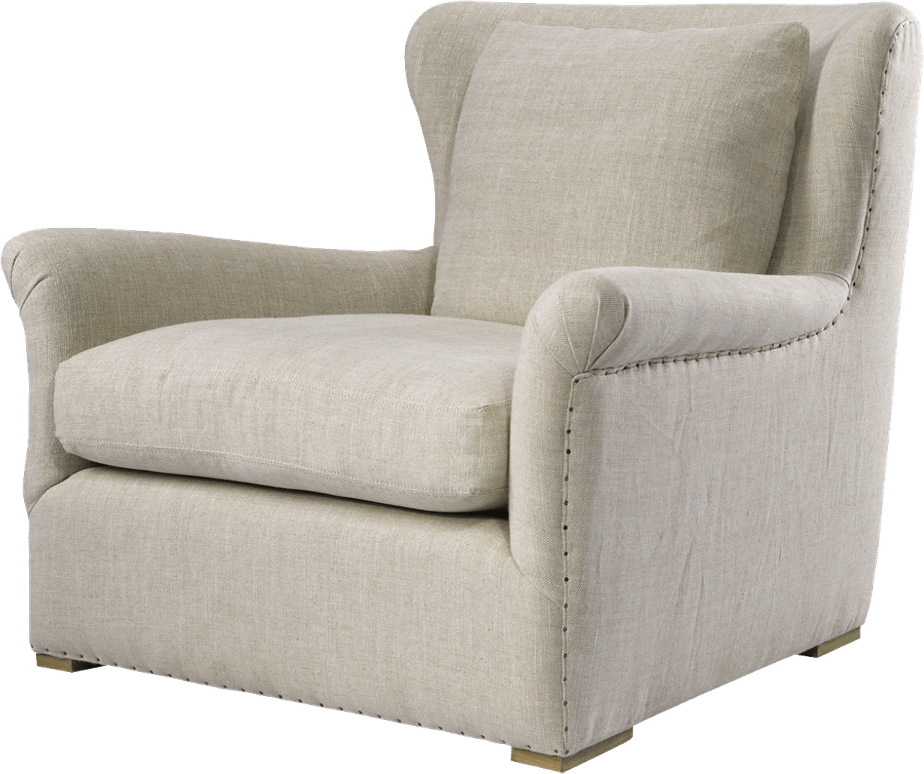 Armchair White Back PNG