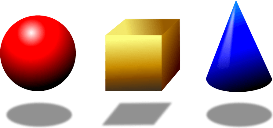 3d Shapes PNG