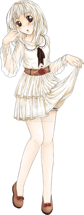 Anime Girl Full Body PNG
