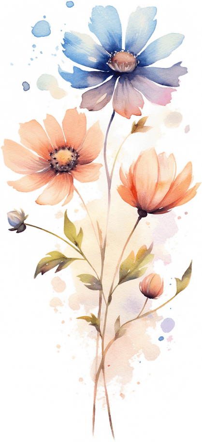 Painting Flower PNG
