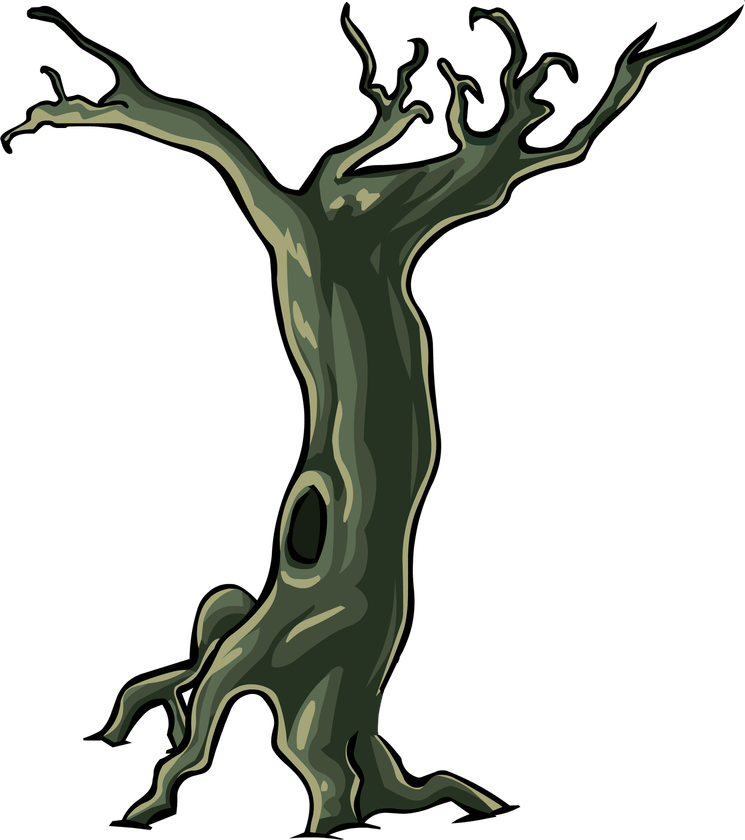Scary Tree PNG