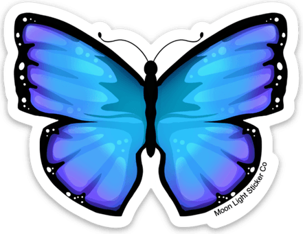 Light Blue Butterfly PNG