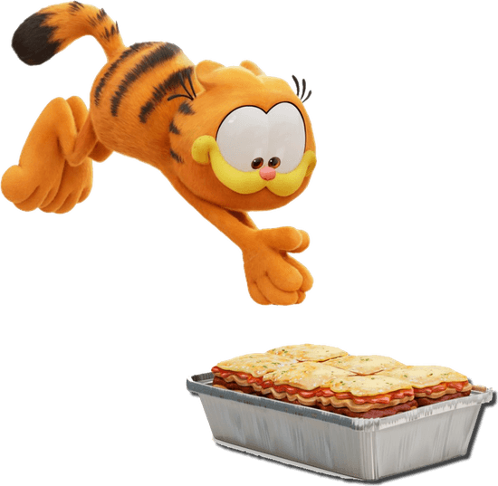 The Garfield Movie Poster PNG