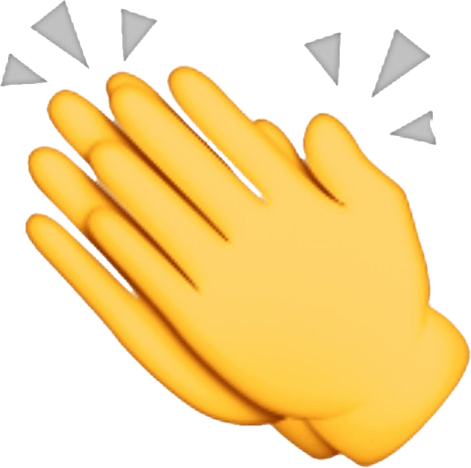 Clap Emoji PNG