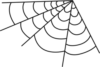 Spider Web Border PNG