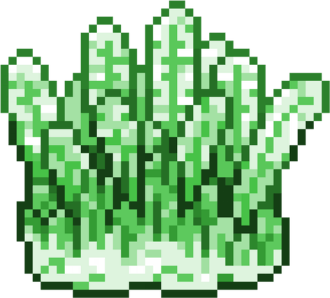 8 Bit Grass PNG