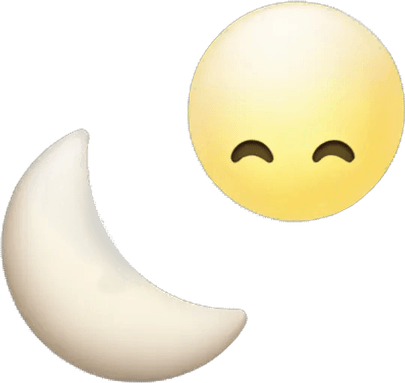 Moon Emoji Iphone PNG