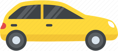 Yellow Car PNG