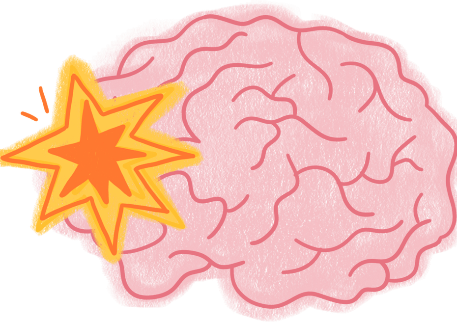 Stress Brain PNG