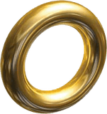 Gold Sonic Ring PNG