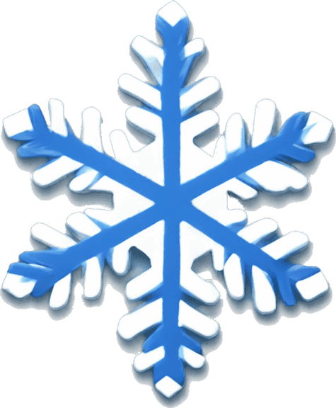 Blue Snowflake PNG