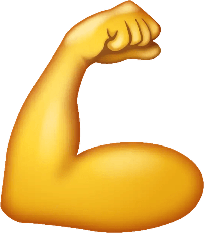 Muscle Emoji PNG