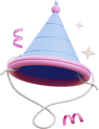 Princess Birthday Hat PNG