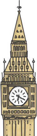 London Clock Tower PNG