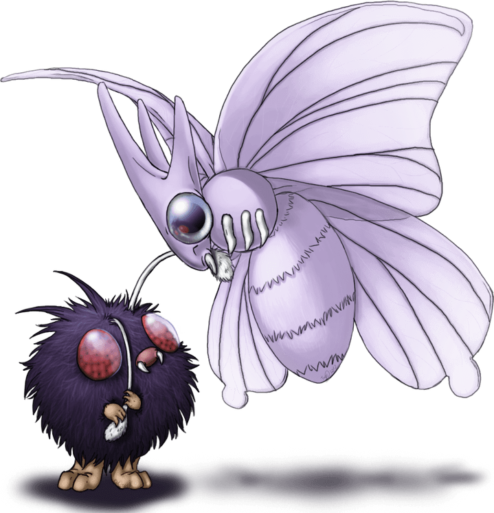 Venomoth Pokemon PNG