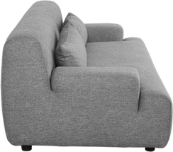 Grey Fabric Sofa PNG