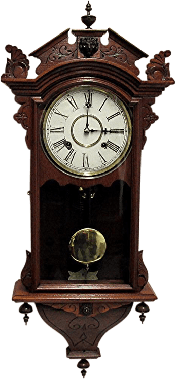 Antique Wall Clock PNG