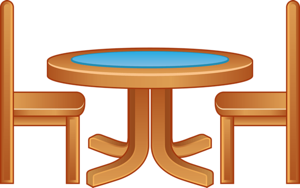 Chairs And Table PNG