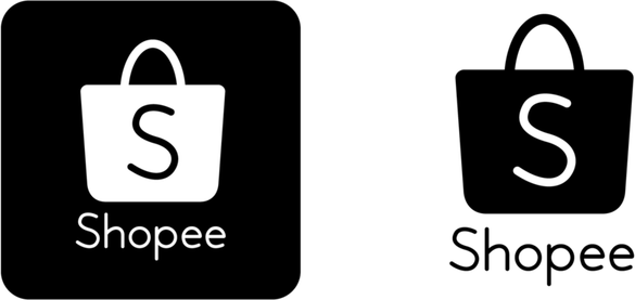 Shopee Logo Black PNG