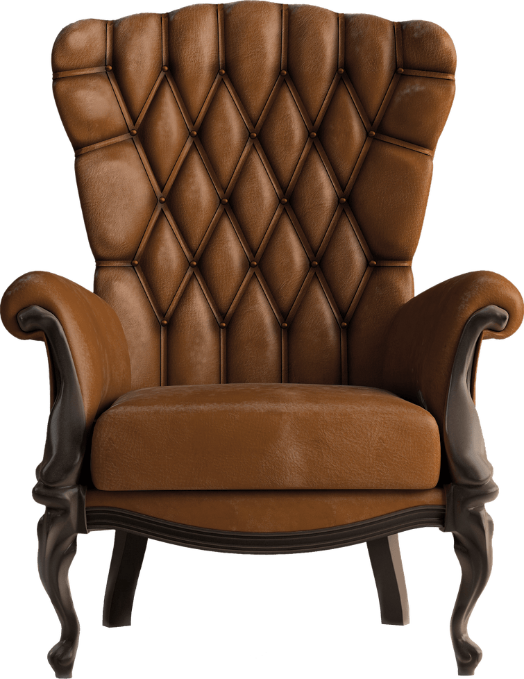 Brown Armchair PNG