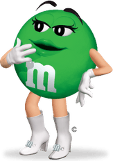Green Mandm PNG