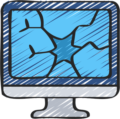 Broken Computer PNG