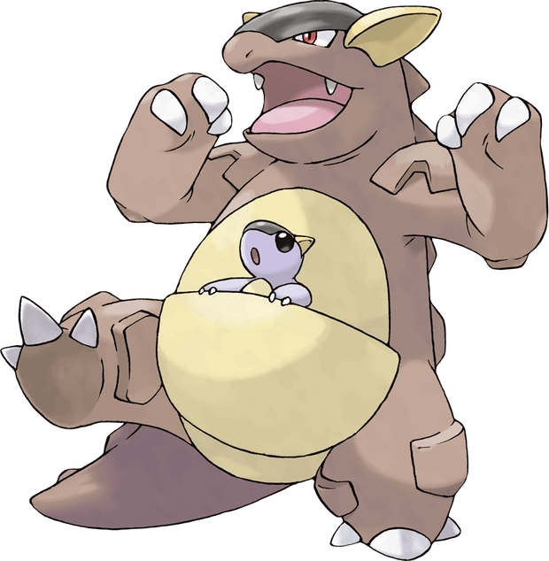 Kangaskhan Pokemon PNG