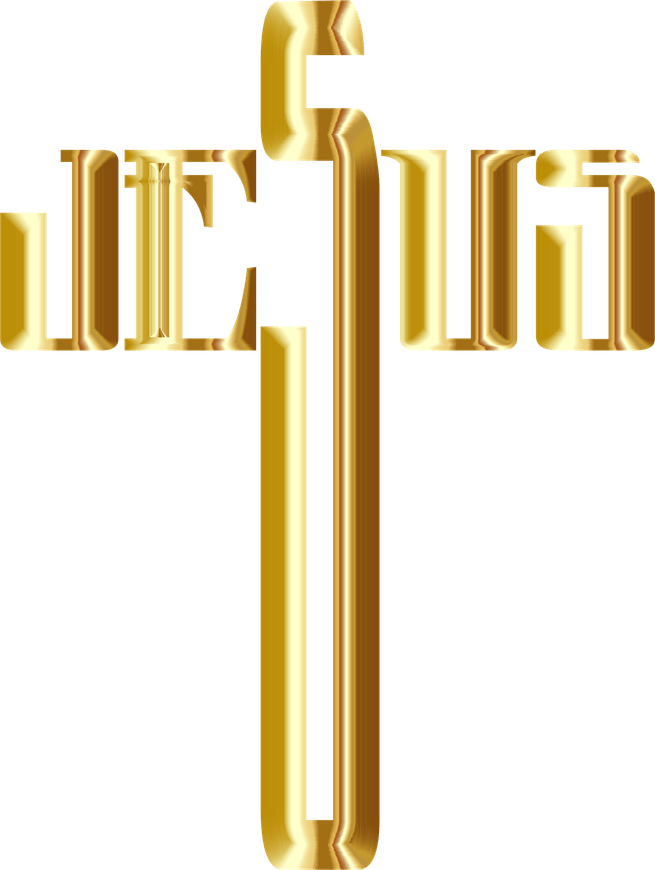 Gold Cross PNG