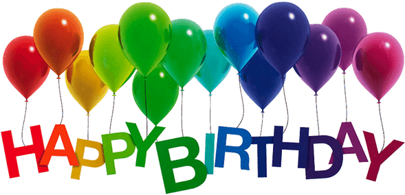 Happy Birthday Balloons PNG