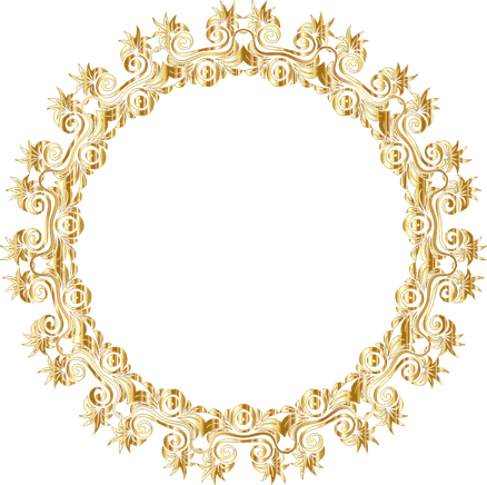 Gold Royal Border PNG