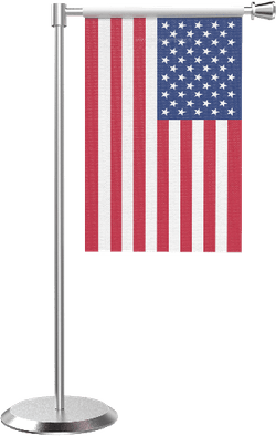 Vertical American Flag PNG